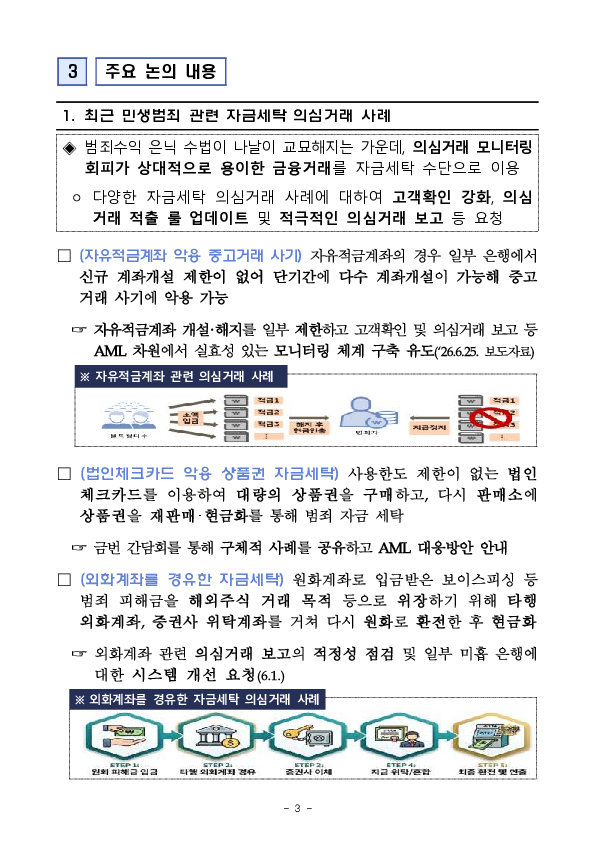 금융감독원, 민생침해 금융범죄 대응역량 강화를 위한 은행권 준법감시인 간담회 개최 이미지 3