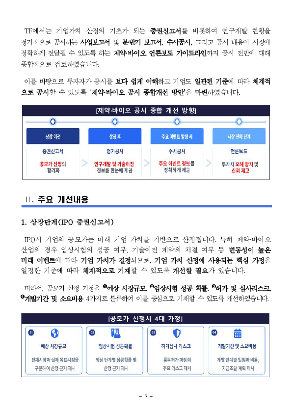 제약,바이오 공시, 투자자 눈높이로 전면 개편 이미지 3