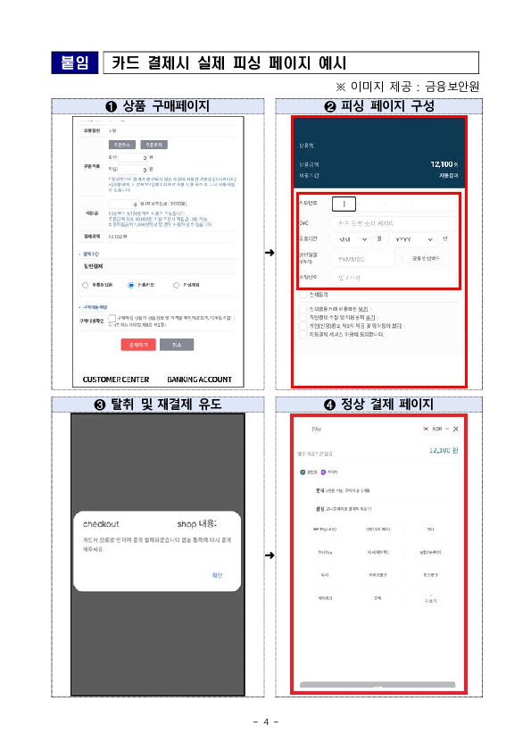 카드 부정 사용 피해를 줄이기 위한 소비자경보 발령 이미지 4