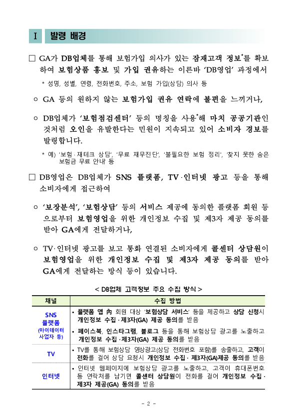 「보험점검센터」는 공공기관이 아닙니다 개인정보 제공 동의 요청에 유의하세요. PC 본문 이미지 2
