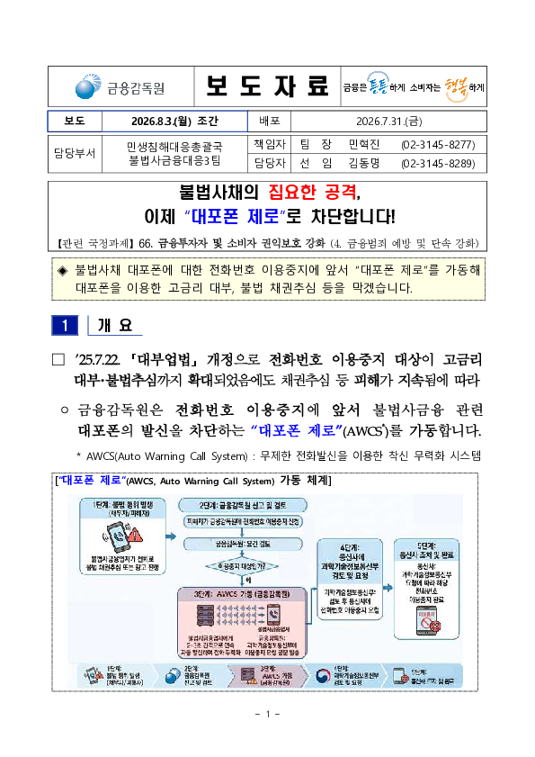 불법사채의 집요한 공격, 대포폰 제로로 차단합니다 이미지 1