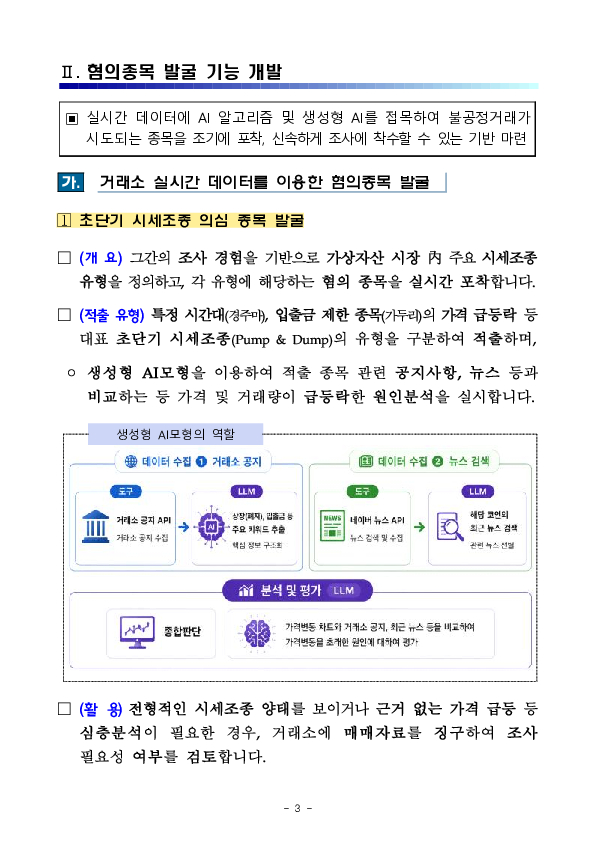 AI기반 가상자산 불공정거래 시장감시 프로세스 자동화 이미지 3