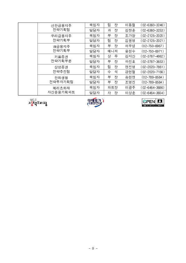 금융위원회, 제5차 금융업권 생산적 금융협의체 개최 이미지 9