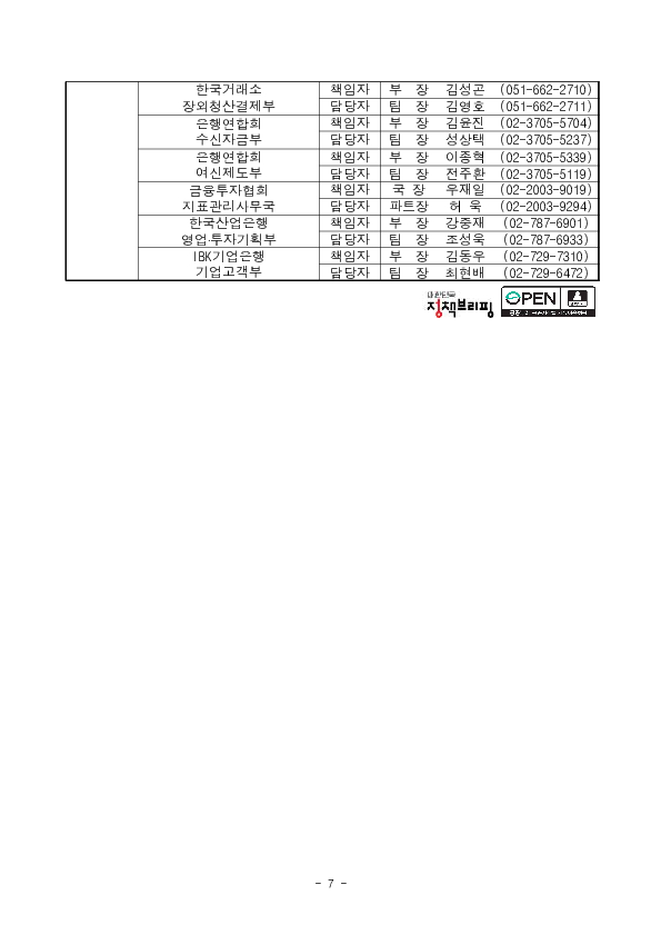 민, 관 합동으로 「지표금리 개편방안(3.30일)」을 차질 없이 추진하고 있습니다. 이미지 7