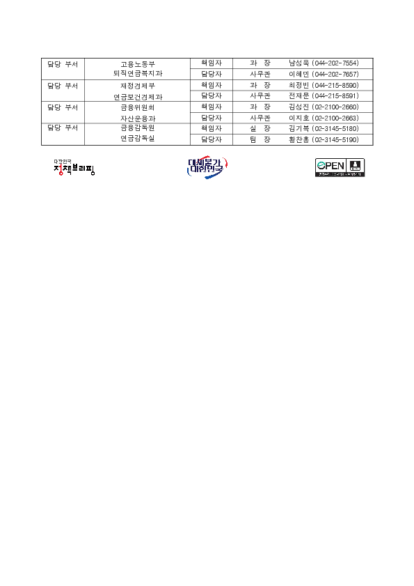 퇴직연금 기능강화를 위한 노사정 합의로 노동자의 든든한 노후소득 보장체계 구축 이미지 5