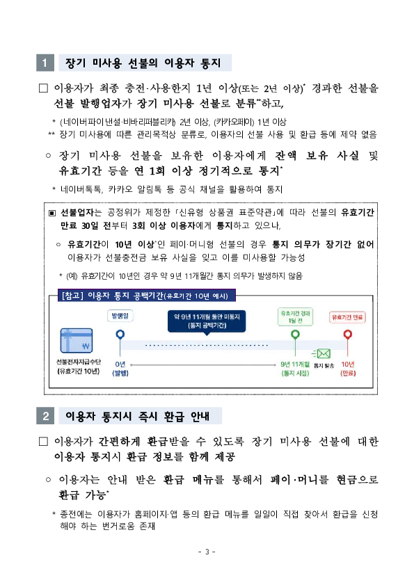 잠든 선불충전금, 잊지 말고 사용하세요. 이미지 3