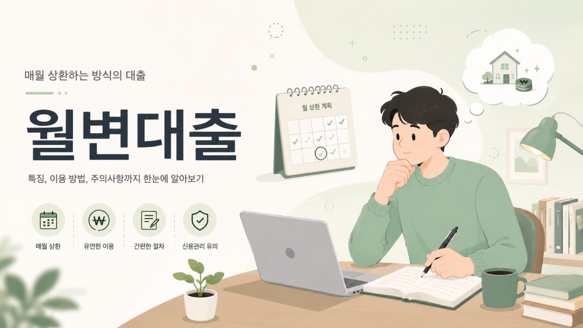월변대출이란 무엇일까요?